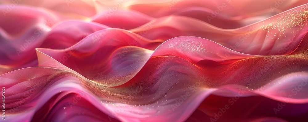 Obraz premium Abstract pink and brown gradient background with metallic textures