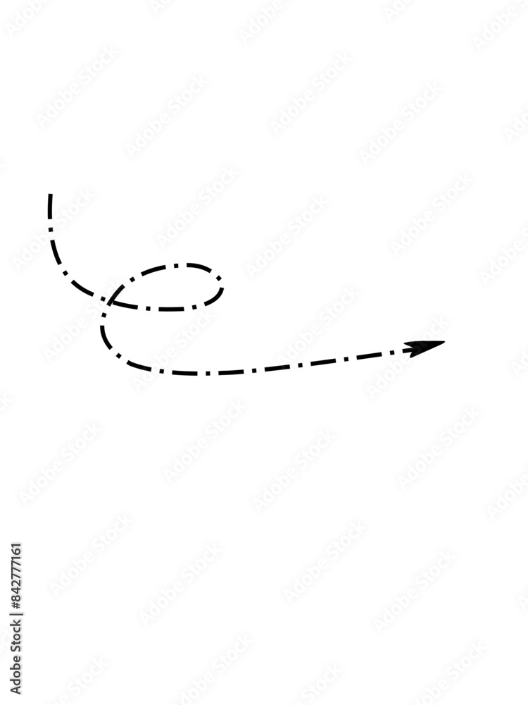 Dotted Arrow Line Dotted Arrow Line