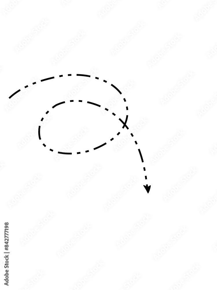 Dotted Arrow Line Dotted Arrow Line