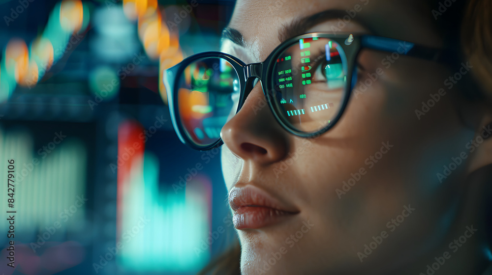 Abstract image showing blue and red bokeh light effects with empty space for texts or designs Abstract image showing blue and red bokeh light effects with empty space for texts or designs