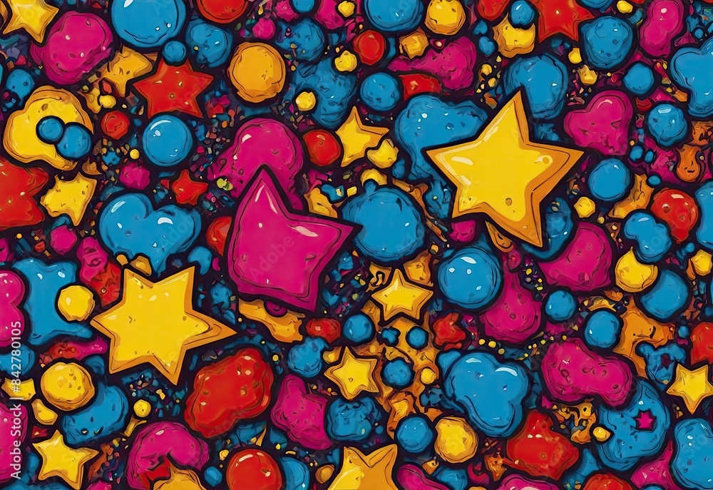 Pop-art backdrop, background, fashion, abstract