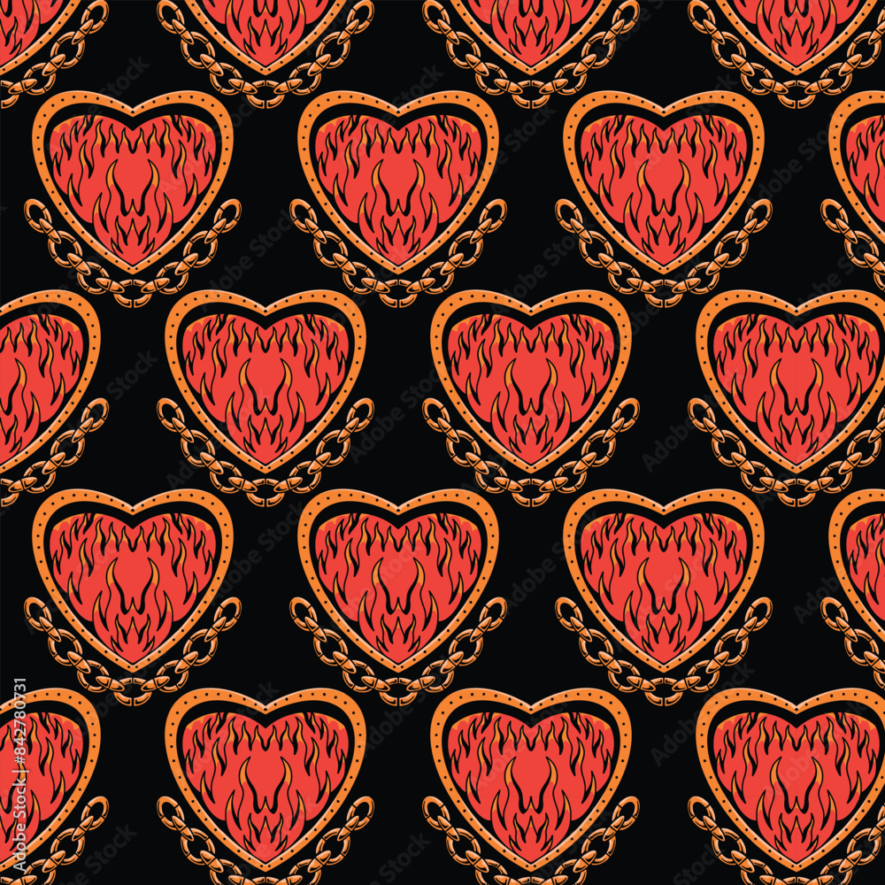 burning love pattern vector design burning love pattern vector design