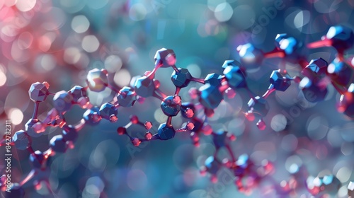 Illustrate the molecular structure of a steroid hormone, such as estrogen, emphasizing its role in regulating various physiological processes. photo