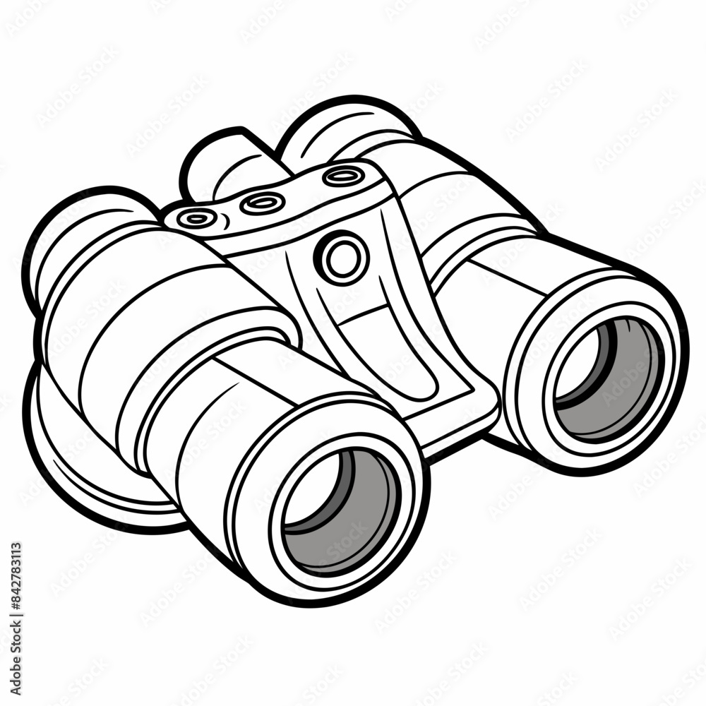 Soldier with binocular vector illustration Soldier with binocular vector illustration
