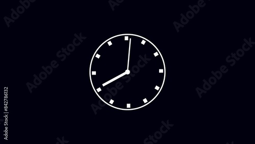 analog clock icon animation.
