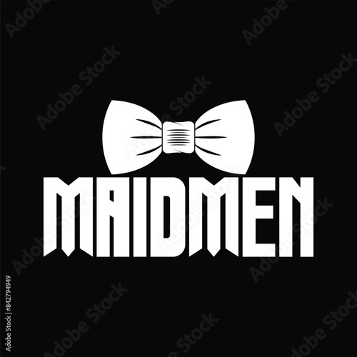 tie bow logo design icon vector