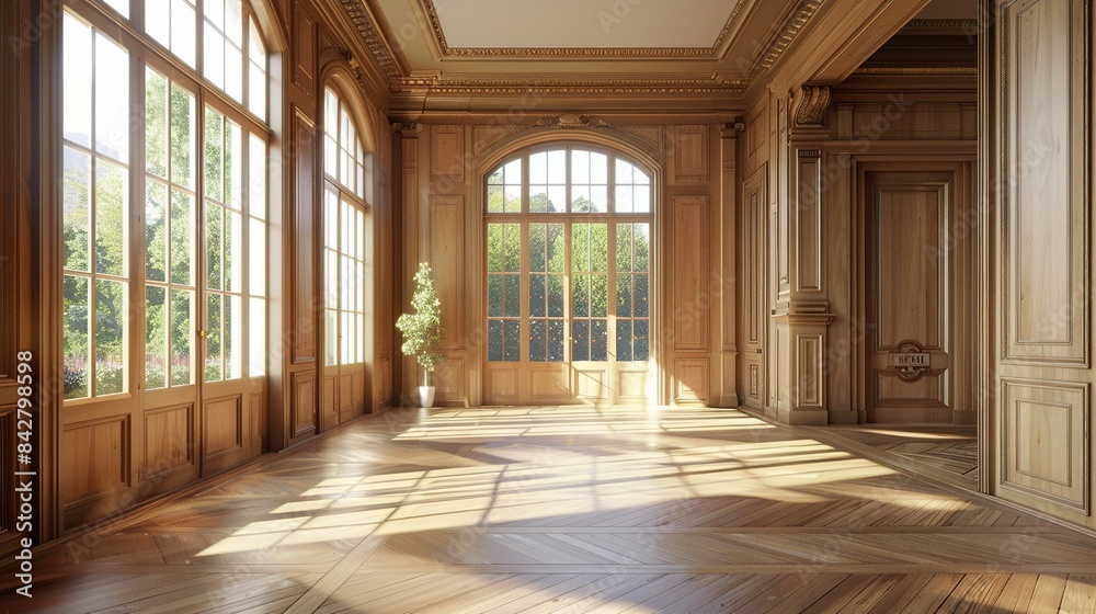 Penthouse in warm wood UHD wallpaper Penthouse in warm wood UHD wallpaper