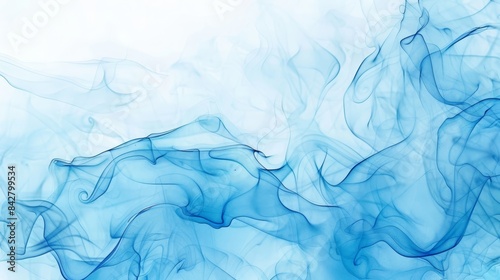 Blue abstract paint background with liquid grunge texture ideal for artistic design projects