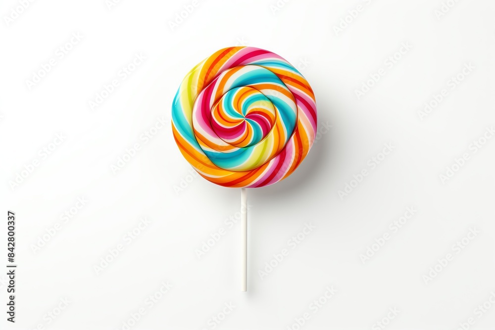 Delicious lollipop on white background Delicious lollipop on white background