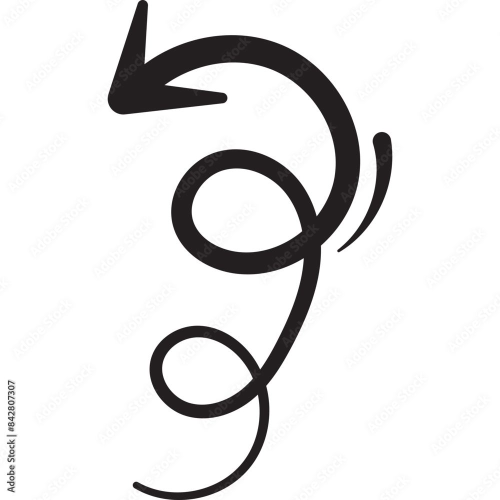 Obraz premium Retro Arrow Element