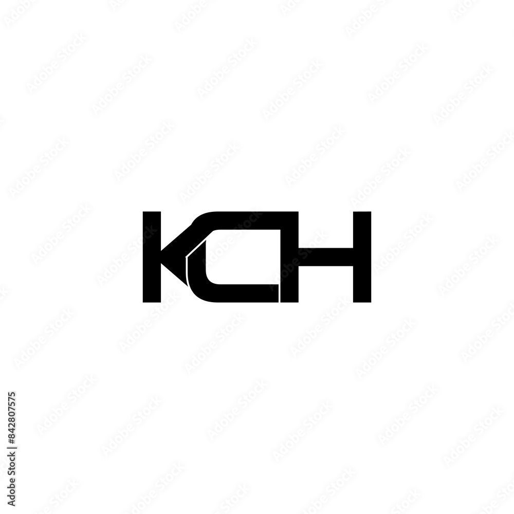 kch typography letter monogram logo design kch typography letter monogram logo design
