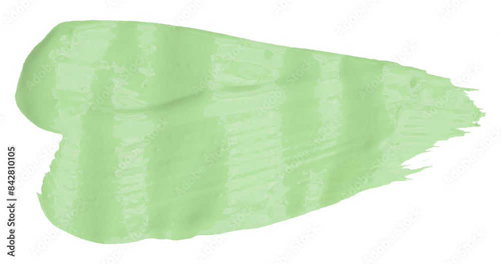Green brush strokes isolated on transparent background. Green brush strokes isolated on transparent background.