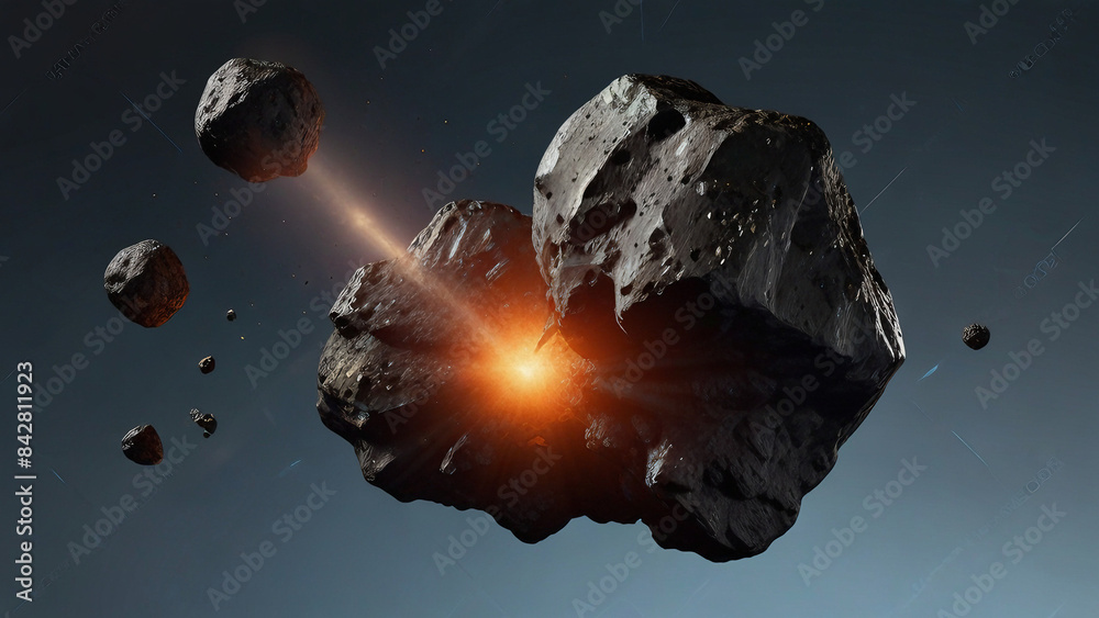 Fototapeta premium explosion in the space