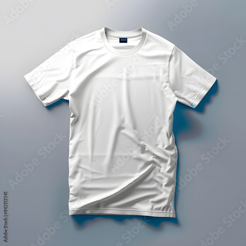 White T-Shirt Mockup isolated on background