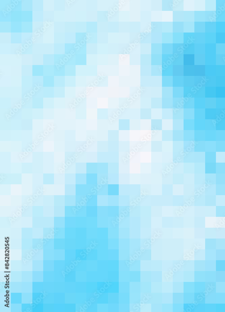 Soft blue gradient background - pixel mosaic tile. copy space. Soft blue gradient background - pixel mosaic tile. copy space.