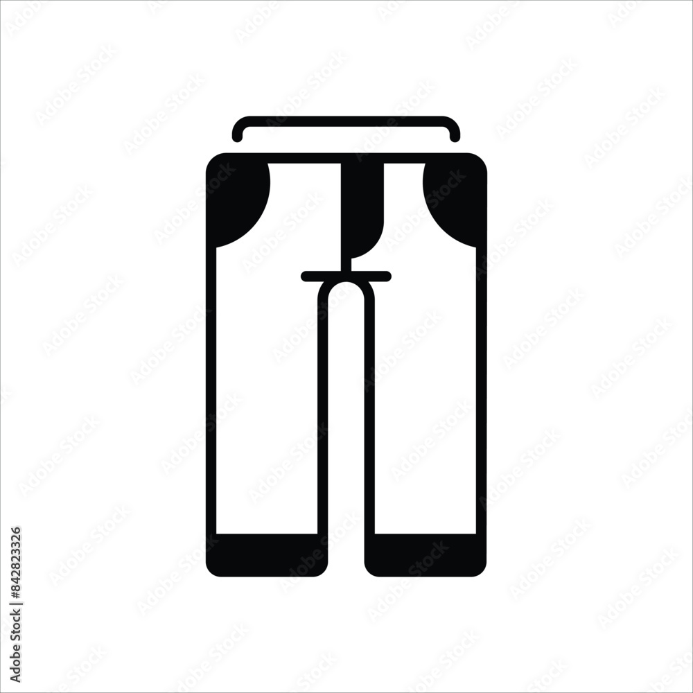 Trousers vector icon Trousers vector icon