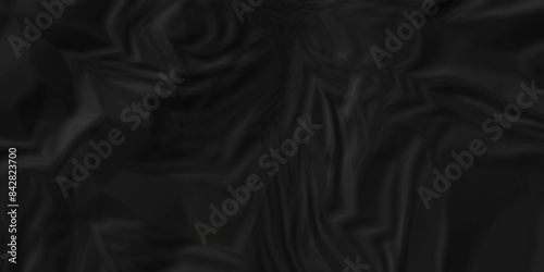 Black crumpled paper background texture pattern overlay. crinkled wrapper rumple wrinkled high resolution arts craft and Seamless black crumpled paper.	
