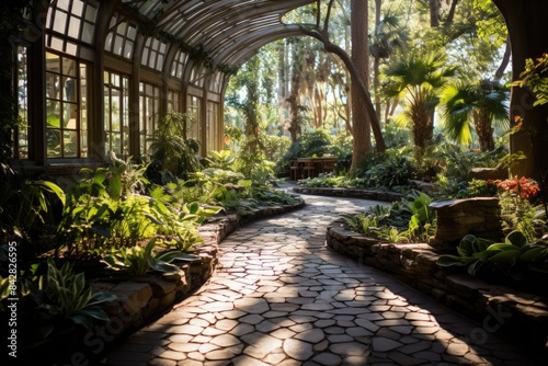 Savannah Botanical Garden Natural Exoticism., generative IA © JONATAS