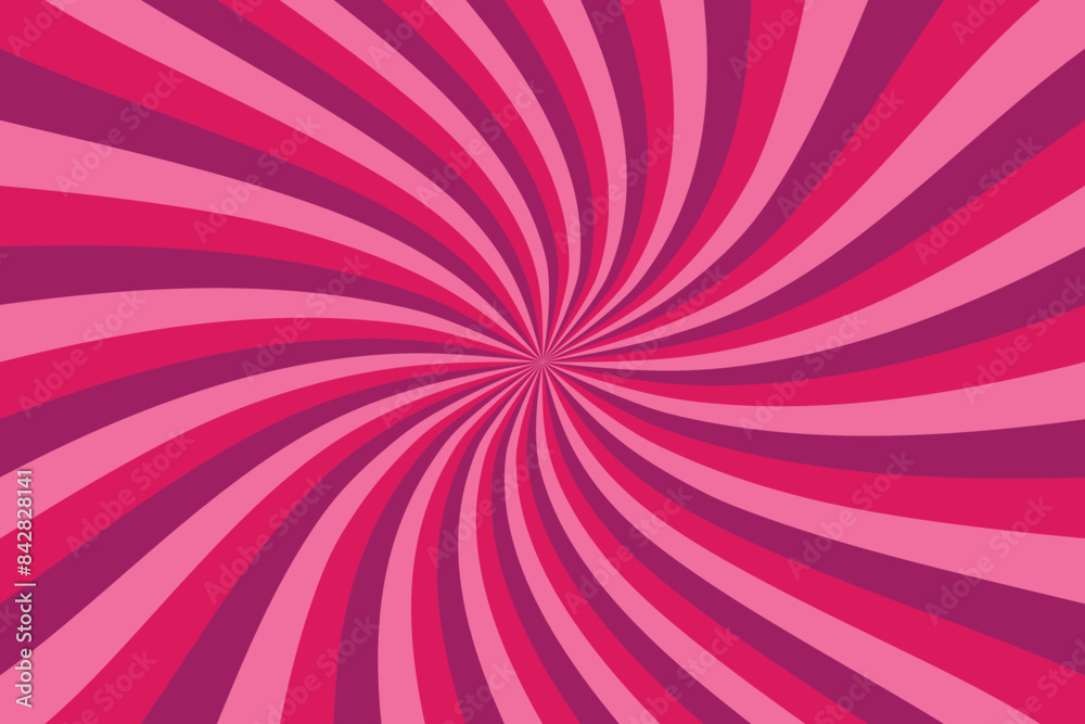 Spiral background with rays, pink swirling abstract background. Spiral background with rays, pink swirling abstract background.