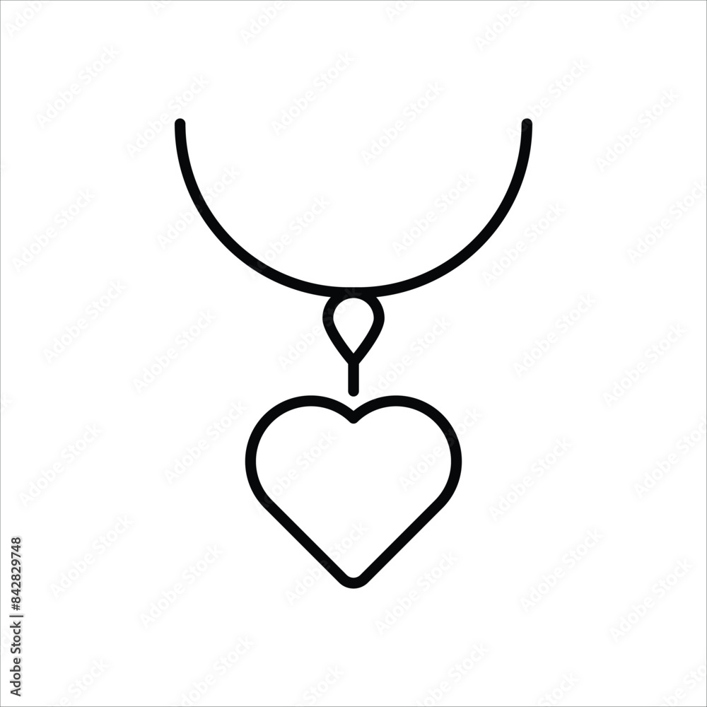 Necklace vector icon Necklace vector icon