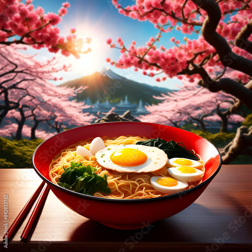 Illustration Ramen photo