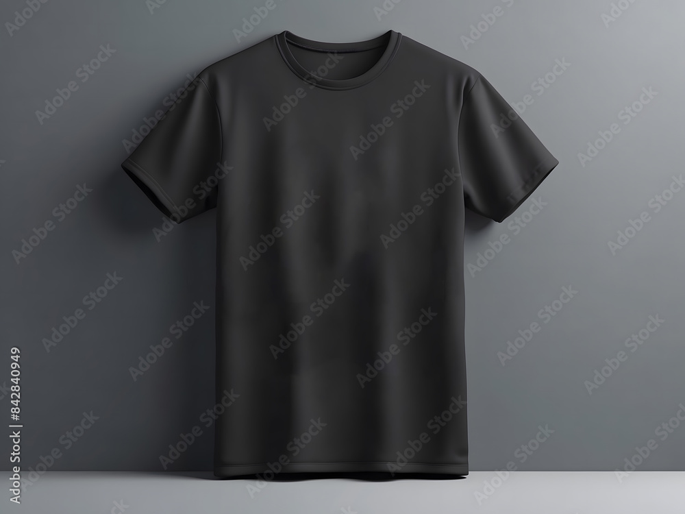 black t-shirt blank realistic mockup, gradient background design, mock-up black t-shirt blank realistic mockup, gradient background design, mock-up