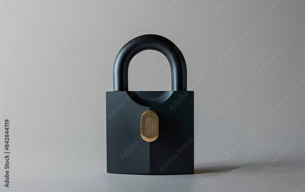 Fototapeta premium A modern interpretation of a traditional padlock design