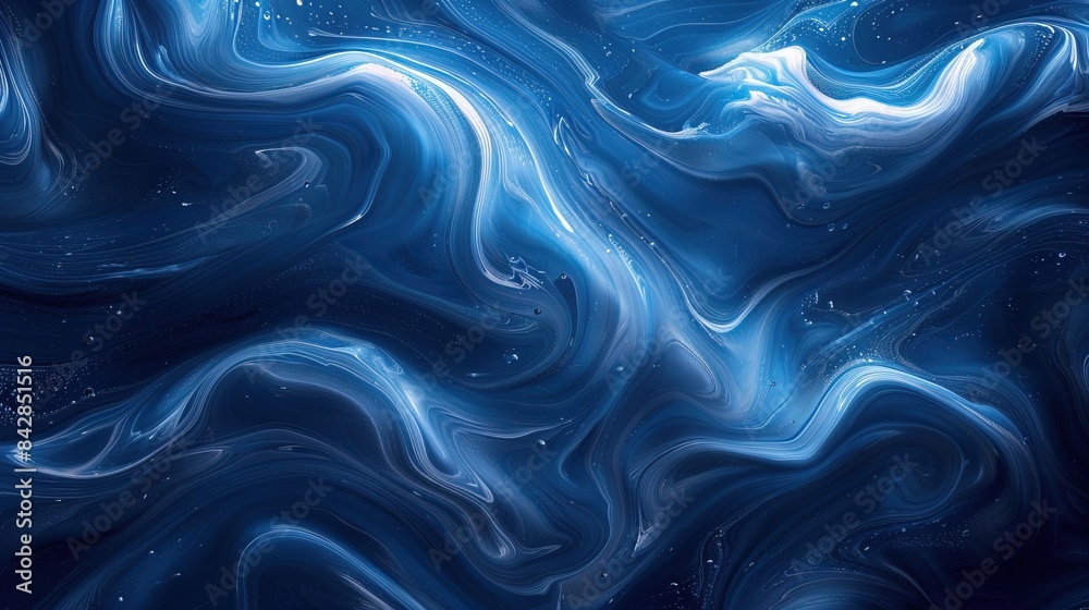 Obraz premium abstract background, backdrop in blue Fuzz, swirling, wavy