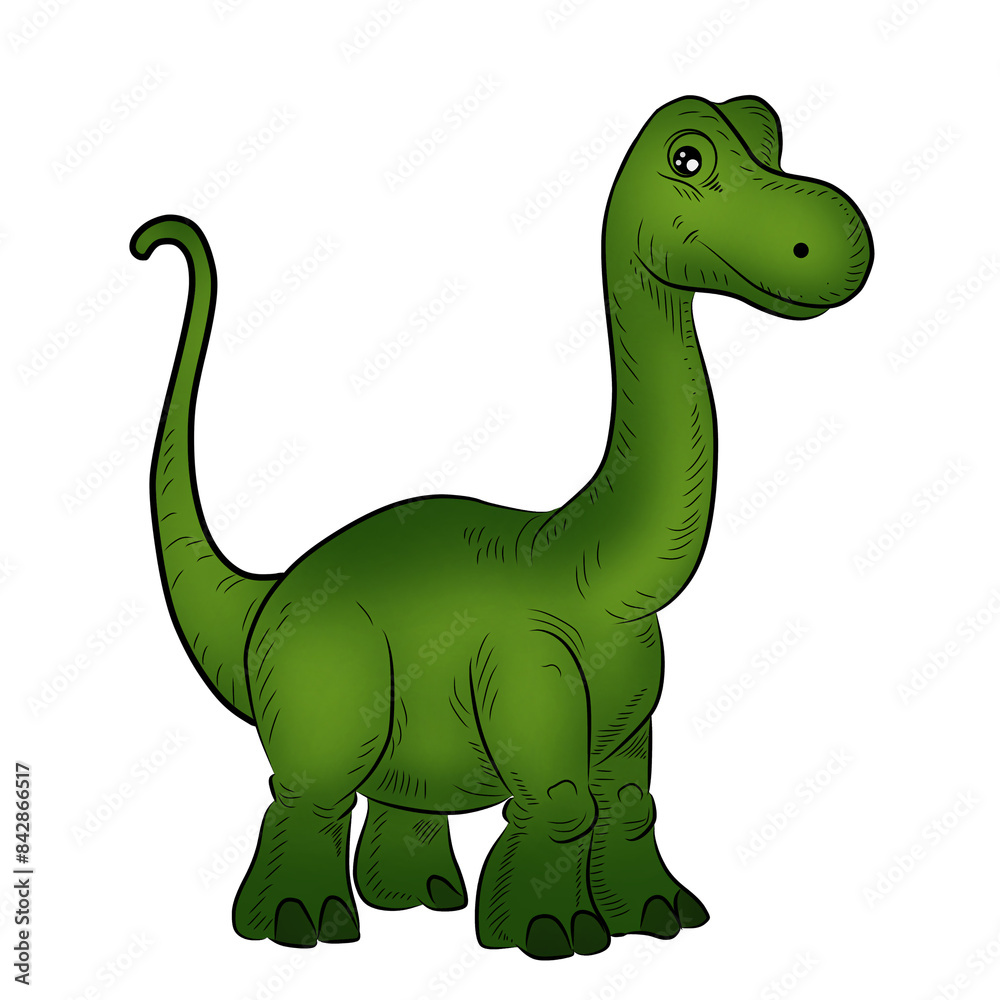 Naklejka premium Cute cartoon animal characters, bright colors