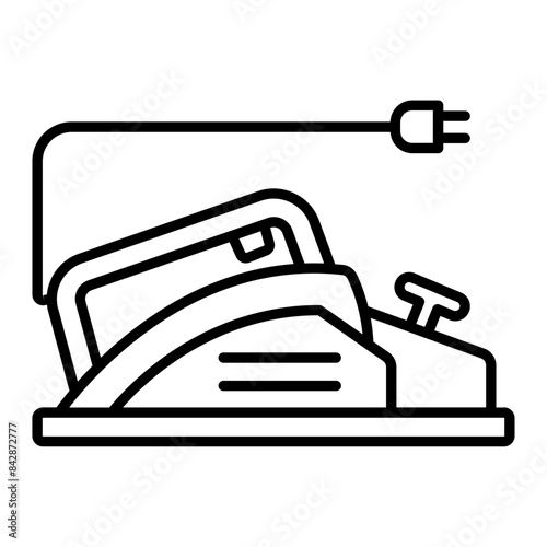 Planer icon. outline icon