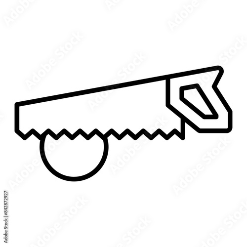 handsaw icon. outline icon