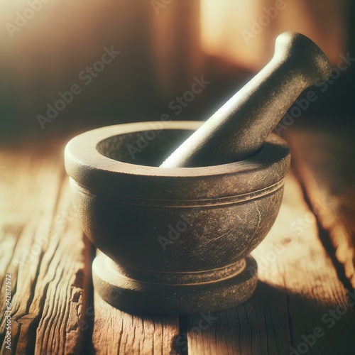 mortar and pestle photo