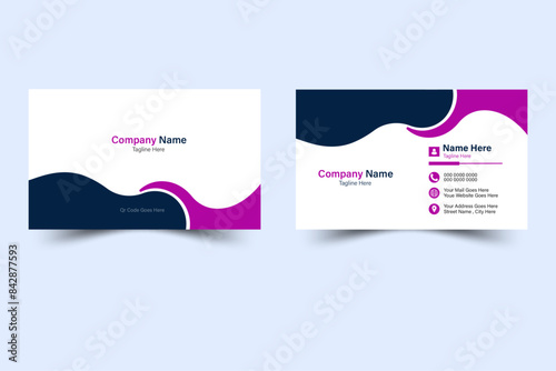 corporate busniess card design tamplate ,abstract style
shape layout ,own 