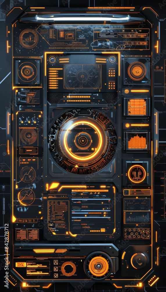 67 Futuristic 3D hologram interface with virtual augmented reality display 67 Futuristic 3D hologram interface with virtual augmented reality display