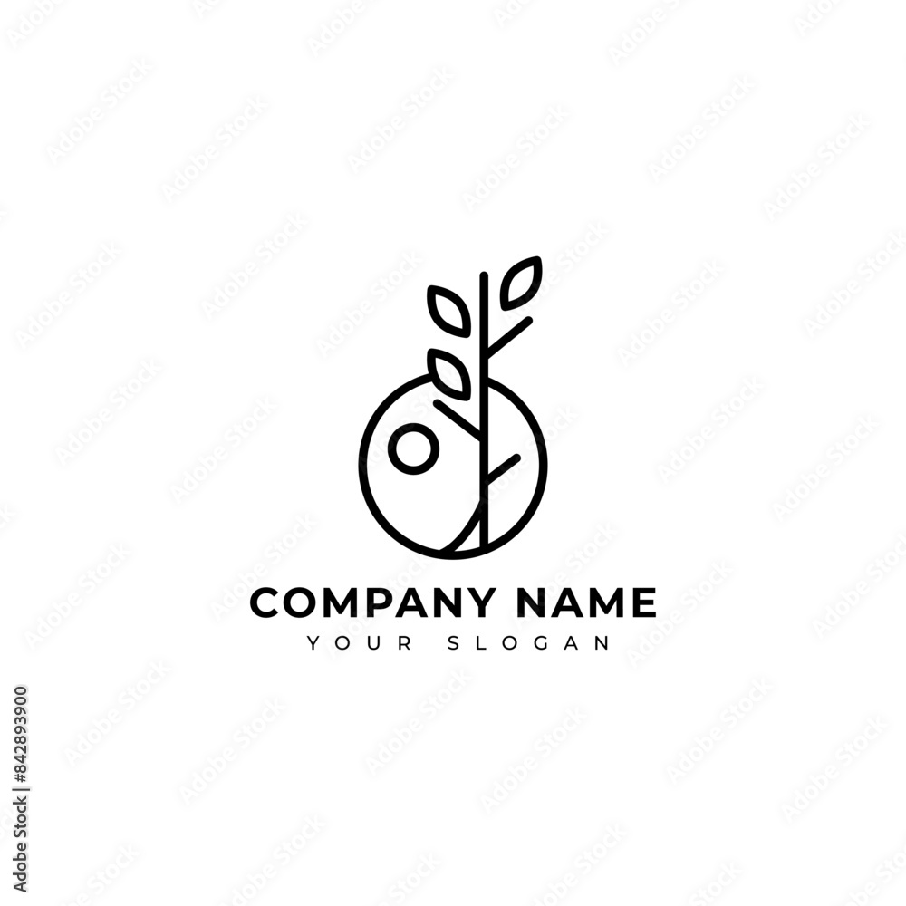 Nature logo vector design template Nature logo vector design template