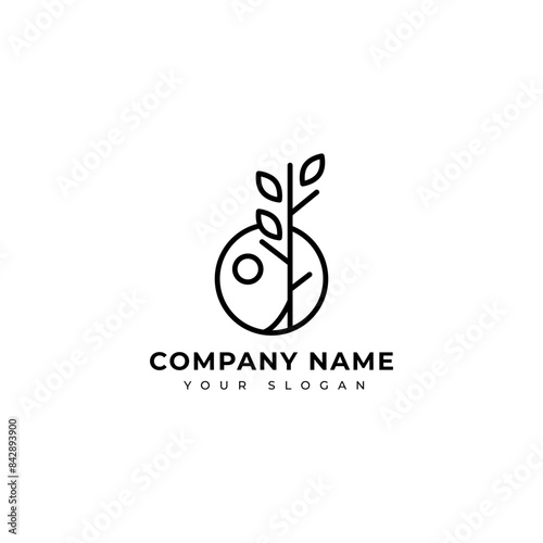 Nature logo vector design template