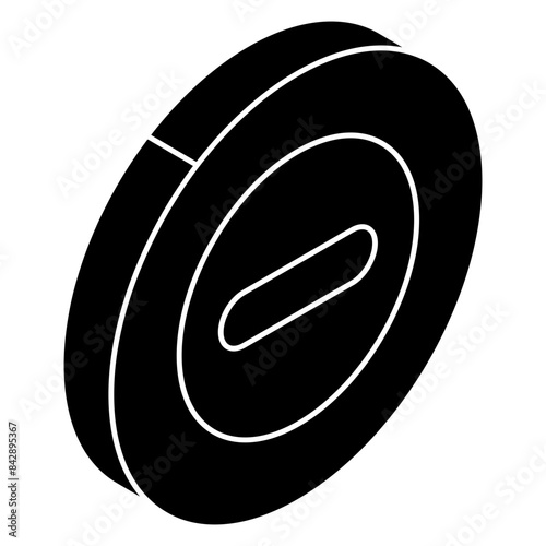 A unique design icon of minus sign