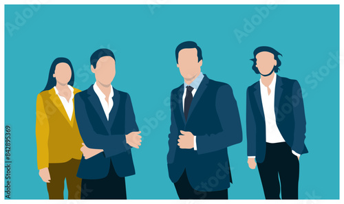 The leader inspires innovative thinking and guides the team towards a forward-thinking future.