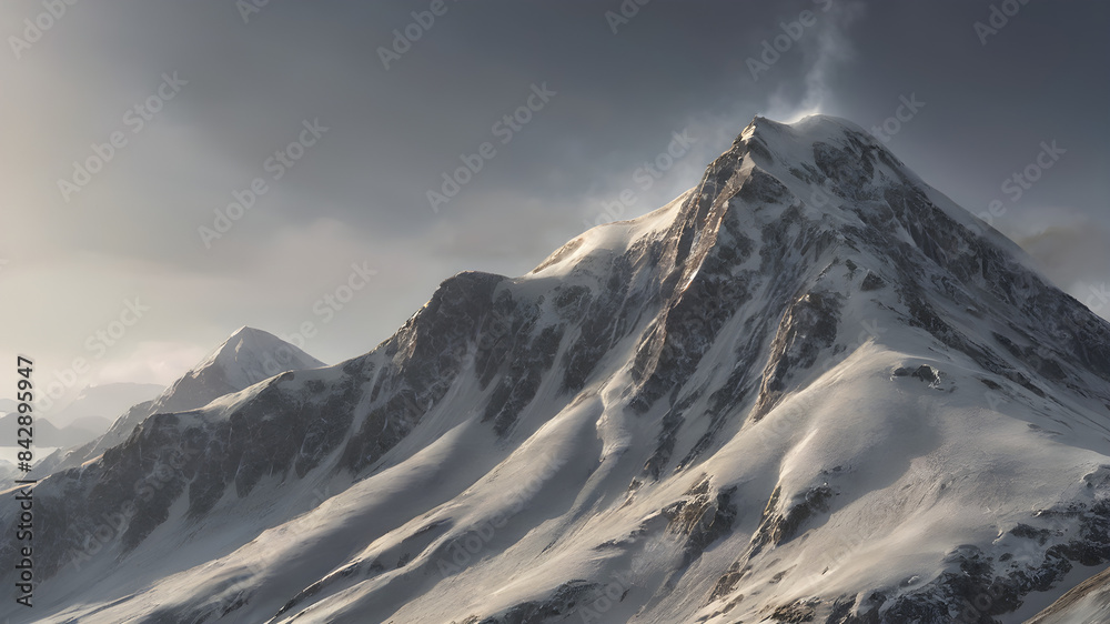 Obraz premium winter mountain landscape