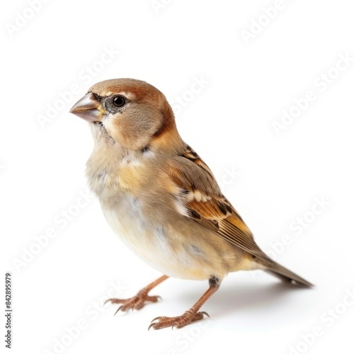 Finch isolated on white background 