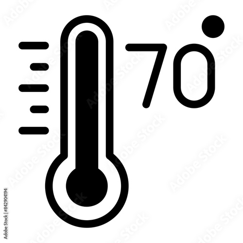 seventy glyph icon