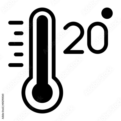 twenty glyph icon