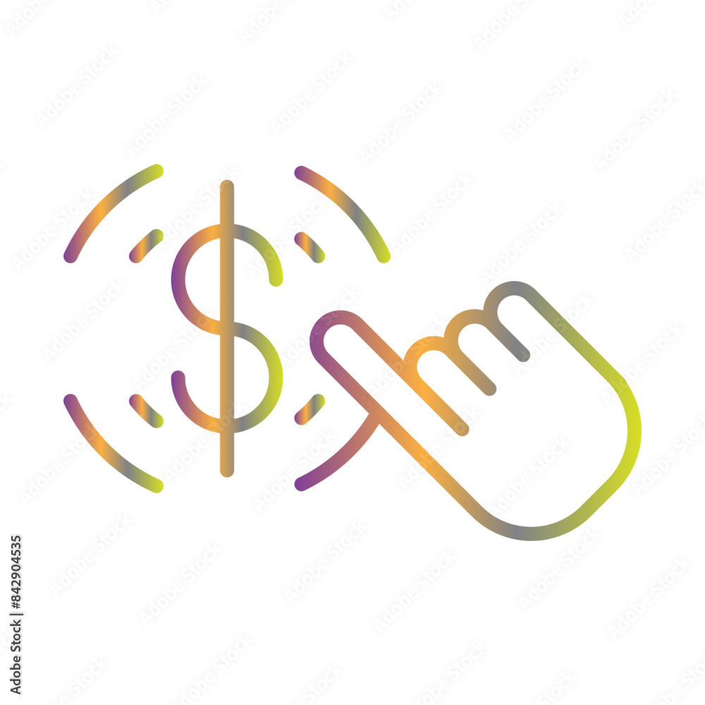 Obraz premium Pay Per Click icon Design