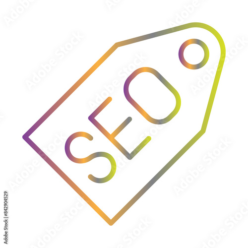Seo Tag icon Design