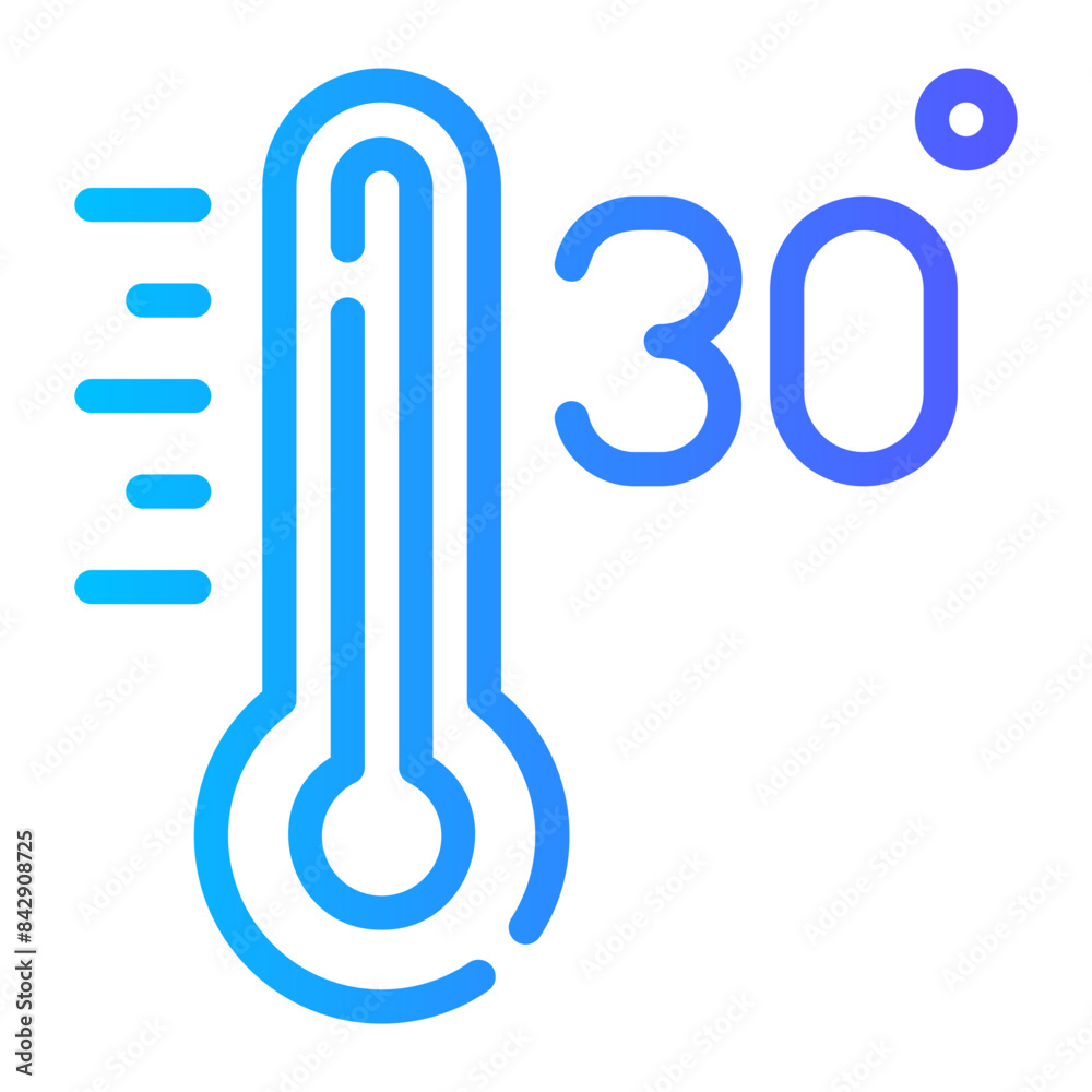 thirty gradient icon thirty gradient icon