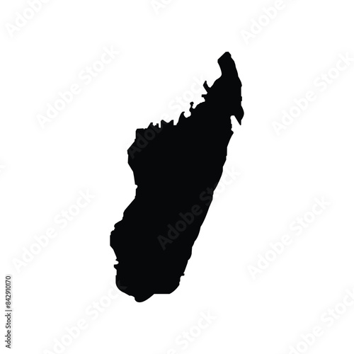 Madagascar map icon