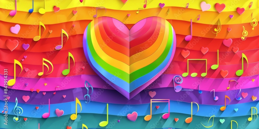 Pride month lgbt gay flag rainbow background lgbtq day poster. Love ...