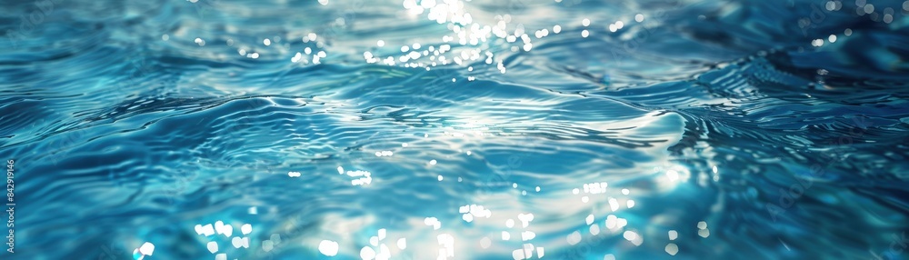 Shimmering Aqua, Abstract Close-Up of Rippling Water with Sun-Kissed Reflections Shimmering Aqua, Abstract Close-Up of Rippling Water with Sun-Kissed Reflections