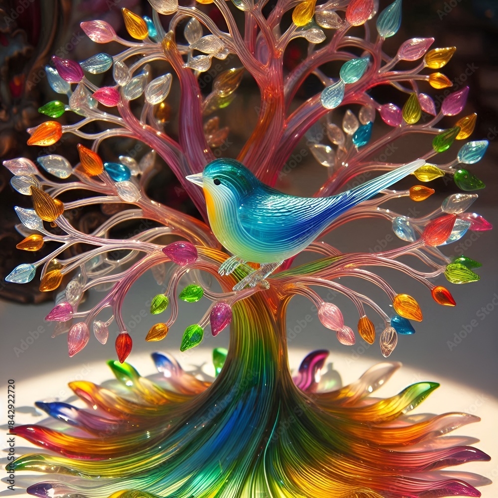 Obraz premium bird on a branch