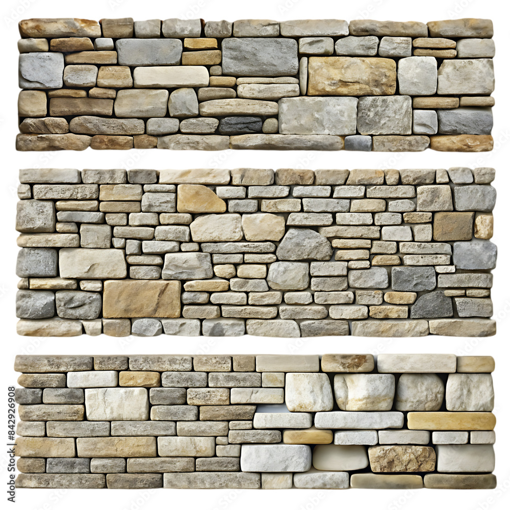 Obraz premium seet of stone walls png